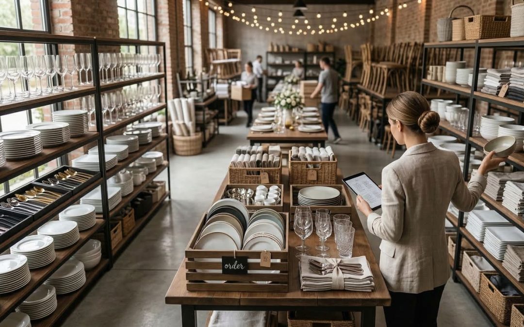 Як вигідно взяти посуд в оренду для весілля чи банкету